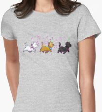 Kitten Trio Women's Fitted T-Shirt
