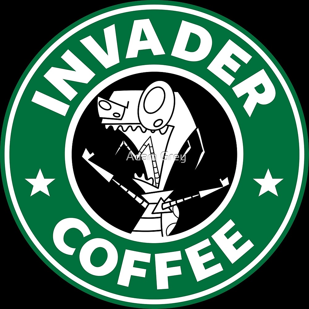 invader coffee shirt