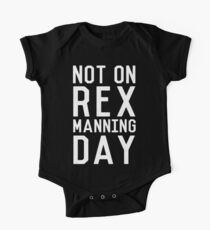 Rex Manning Day_White One Piece - Short Sleeve