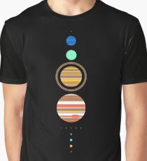 Sonnensystem Grafik T-Shirt
