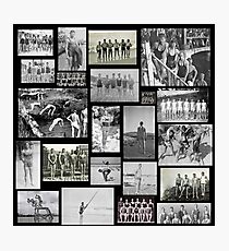 Vintage Swimmers Photographic Print