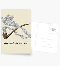 ceci n'est pas une pipe Postcards
