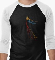 Face of Iron Men's Baseball ¾ T-Shirt