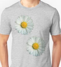 Two white daisies Unisex T-Shirt