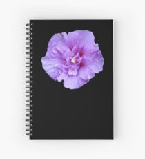 Purple hibiscus flower Spiral Notebook