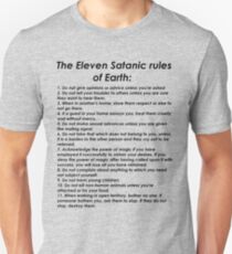 The eleven satanic rules of Earth Unisex T-Shirt