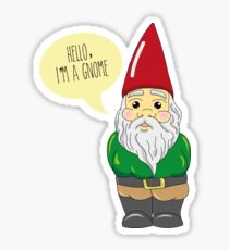 Hello, i'm a gnome! Sticker