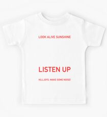 Schaue lebendiger Sonnenschein Kinder T-Shirt