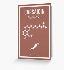 Capsaicin Greeting Card