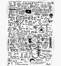 Dan and Phil (and other stuff) doodle. Poster