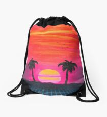 Mochila de cuerdas Puesta de sol retro 2