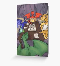Dragons and Dungeons Greeting Card