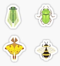 Insecta Geometrica - Geometric Insects Pattern Sticker