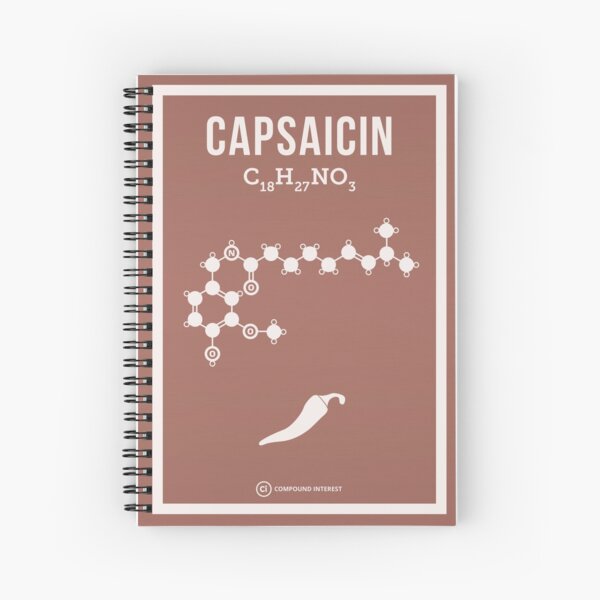 Capsaicin Spiral Notebook