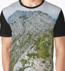 Mountain top panorama Graphic T-Shirt