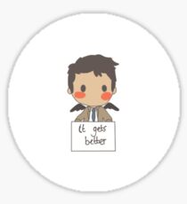 Castiel - It Gets Better Sticker