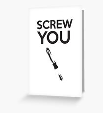 Sonic Screwdriver you Greeting Card