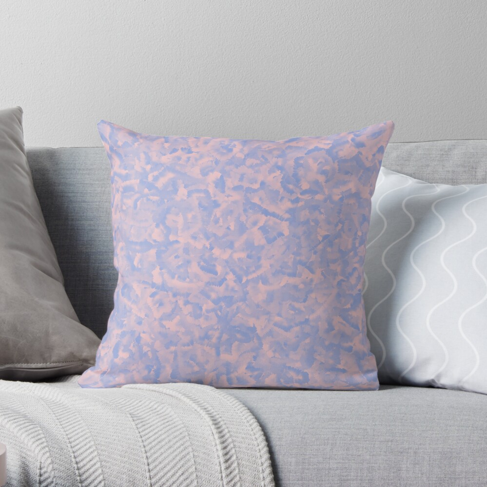 Pantone Shavings Throw Pillow