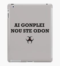 ai gonplei nou ste odon iPad-Hülle & Klebefolie