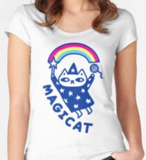 MAGICAT Women's Fitted Scoop T-Shirt