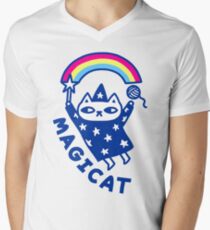 MAGICAT Men's V-Neck T-Shirt