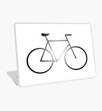 Bike - white Laptop Skin