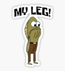 Fred Der Fisch: Mein Bein! - SpongeBob Sticker