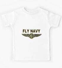 Naval Air Crew Wings Kids Tee