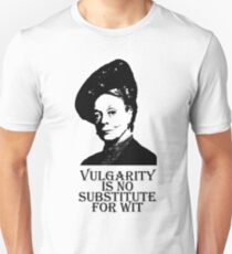 Vulgarity is no Substitute for Wit Unisex T-Shirt