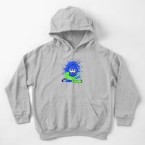Sudadera con capucha para niños Splatoon para niños o calamar