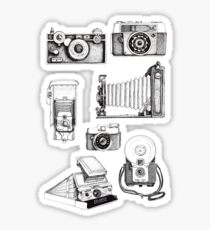 Vintage Camera Collection Sticker