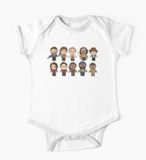 Body de manga corta para bebé The Walking Dead - Personajes principales Chibi - AMC Walking Dead