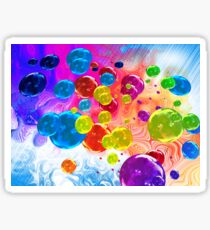 When Rainbows Melt Into Bubbles Sticker