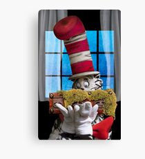 Cat In The Hat With His Moss-Covered Three-Handled Family Credenza Canvas Print