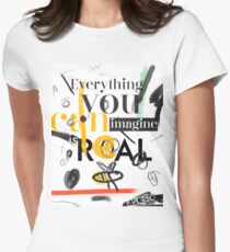 Picasso quote d8 Women's Fitted T-Shirt