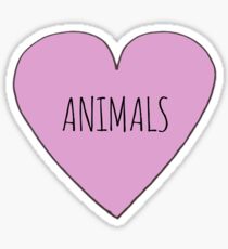 Animals <3 Sticker
