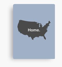 USA Home Canvas Print