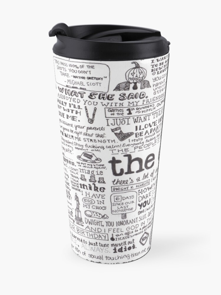 "A Visual Representation of the Office" Travel Mug by humandisaster