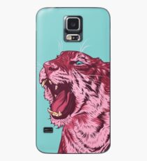 Magenta tiger Case/Skin for Samsung Galaxy