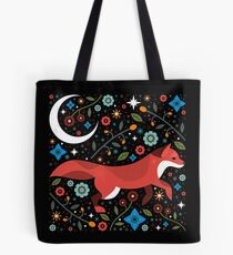 Flame Fox Tote Bag