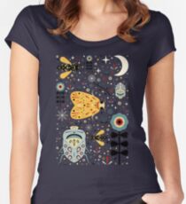 Midnight Bugs Women's Fitted Scoop T-Shirt