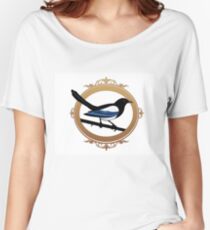 KJC Magpie logo Women's Relaxed Fit T-Shirt