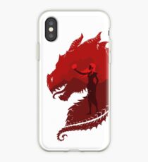 Vinilo o funda para iPhone Madre de Dragones (Luz)