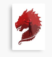 Mother of Dragons (Light) Metal Print