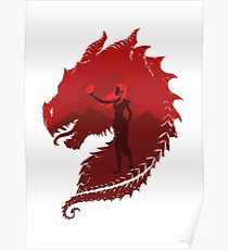 Mutter der Drachen (Licht) Poster