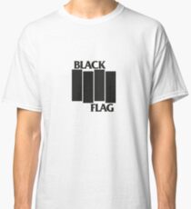 BLACK FLAG on WHITE Classic T-Shirt