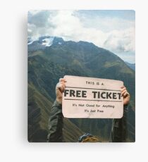 But, then again,nothing in life is Canvas Print