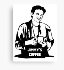 Jimmy's Coffee Pulp Fiction Canvas Print