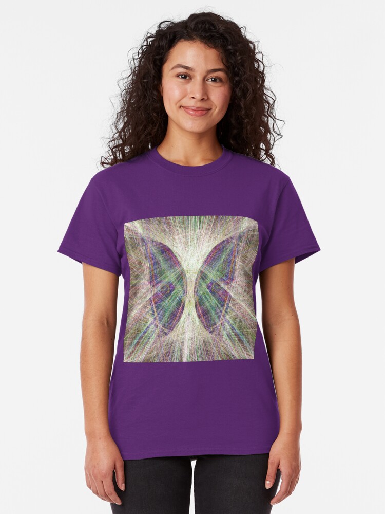 Alternate view of Linify Light butterfly Classic T-Shirt