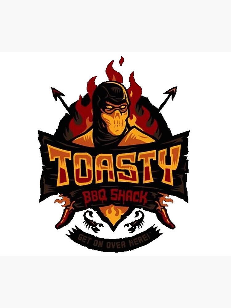 "Mortal Kombat Scorpion - Toasty" Art Print by WolfjobForLife | Redbubble